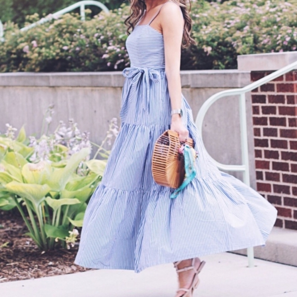 J. Crew striped maxi dress 2